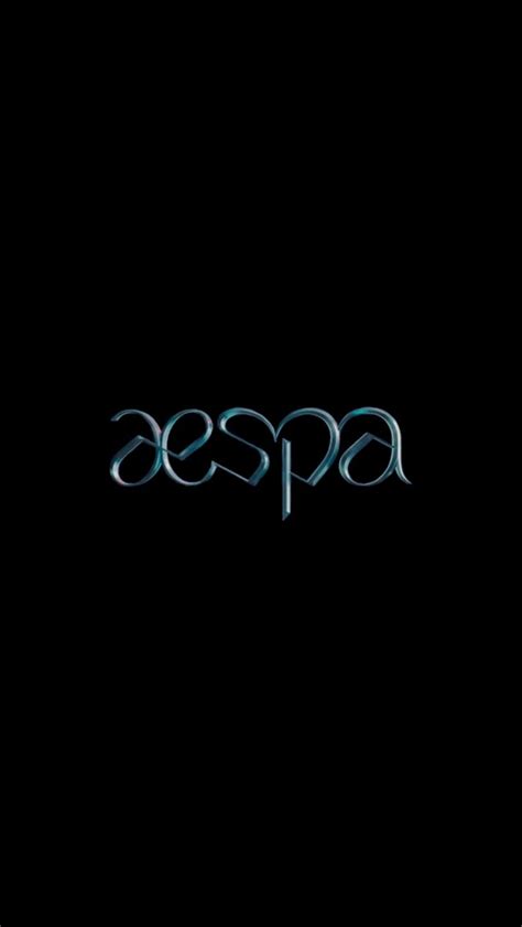 aespa logo wallpaper